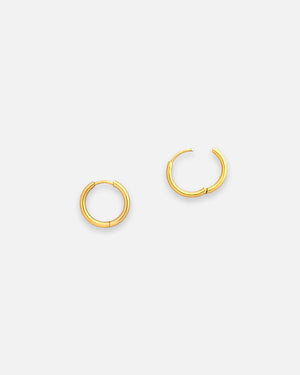 Goldene Edelstahl Hoops Ohrring Set von sweeps