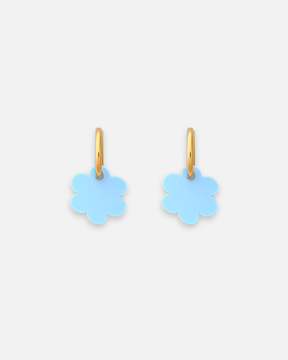 Fluffy Cloud Hoops