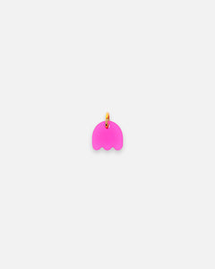 Einzelner Mini Tulpen Anhänger aus Acryl für sweeps Creolen.