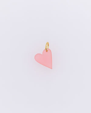 Mini Herz Acrylglas Schmuck-Anhänger in Rosa. Mix and Match Schmuck von sweeps.