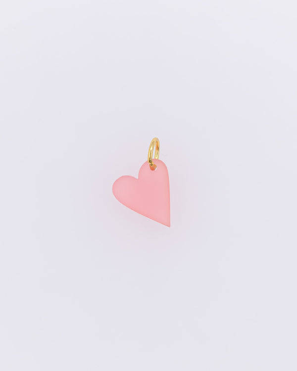 Mini Herz Acrylglas Schmuck-Anhänger in Rosa. Mix and Match Schmuck von sweeps.