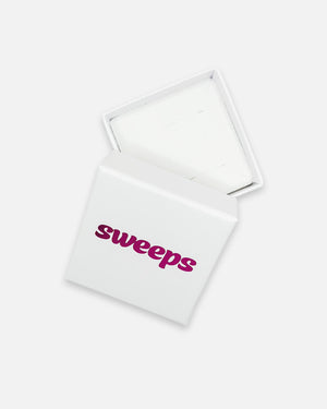 Geschenkschachtel mit sweeps Logo für Ohrringe.